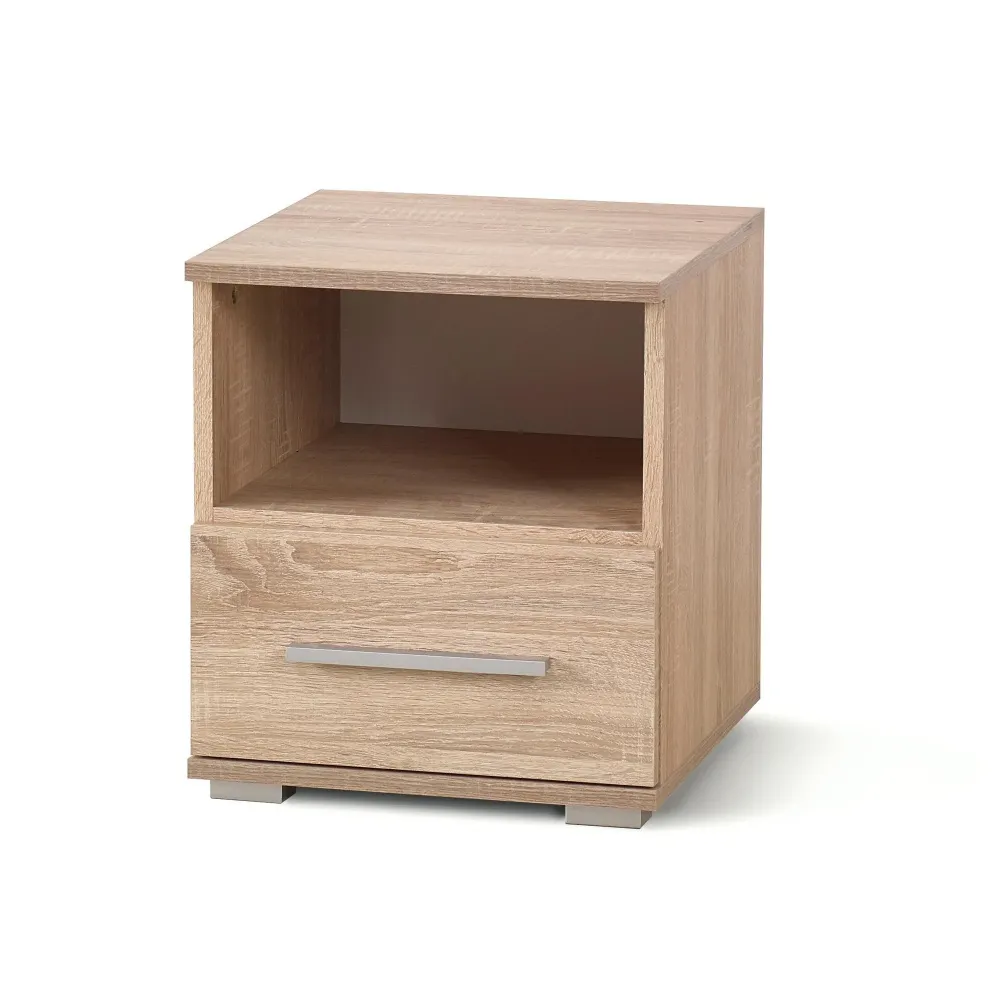 Noptiere lemn natur Lima SN1, 39X40X44 CM