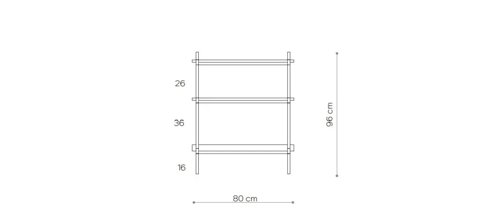 Sistem modular rafturi metal, noptiera I, Bamba