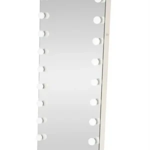 Oglinda PEARL, argintiu, cu iluminare LED, 87x170 cm