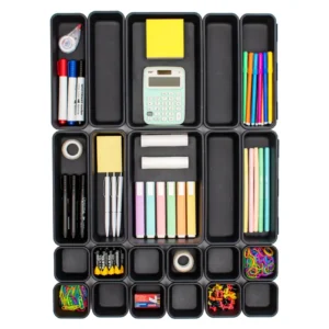 Set 22 cutii modulare organizare sertare birou