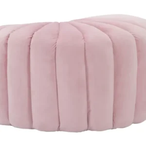 Puff Mauro Ferretti Hell Rosa 80X54X42 cm, Roz