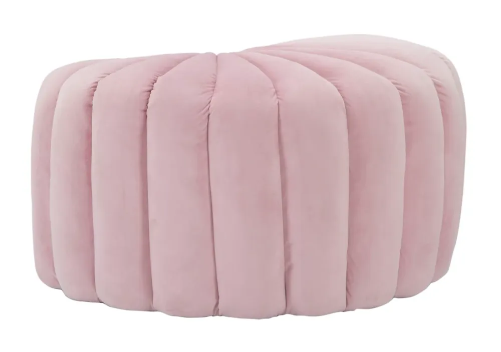 Puff Mauro Ferretti Hell Rosa 80X54X42 cm, Roz