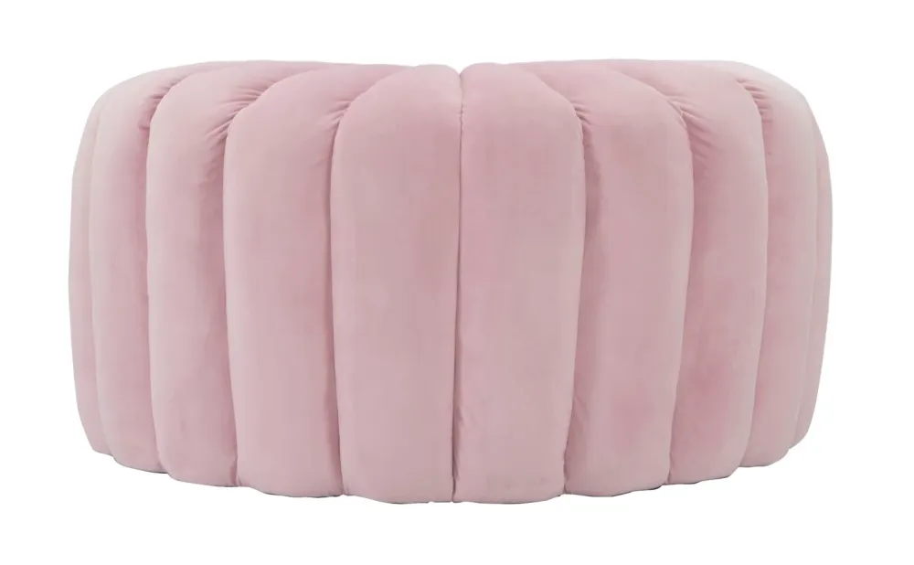 Puff Mauro Ferretti Hell Rosa 80X54X42 cm, Roz