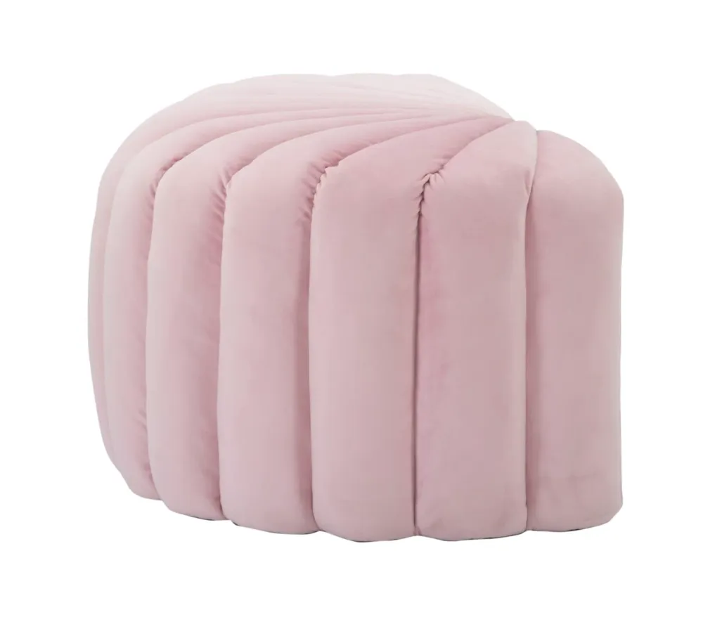 Puff Mauro Ferretti Hell Rosa 80X54X42 cm, Roz