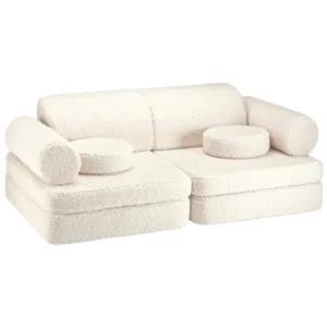Wigiwama Canapea pentru copii Cream White
