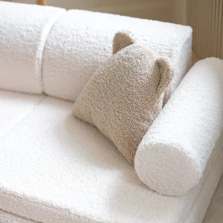 Wigiwama Canapea pentru copii Cream White