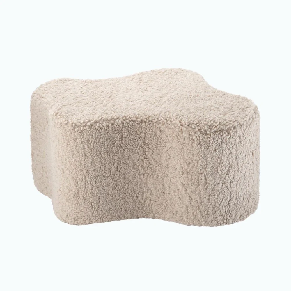 Wigiwama pentru copii Biscuit Cloud Pouffe