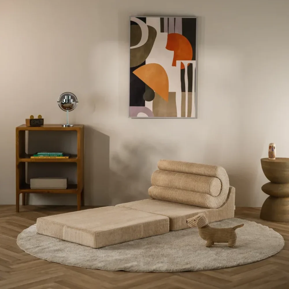 Wigiwama Pouf multifuncțional Flipster pentru bebeluși – Brown Sugar