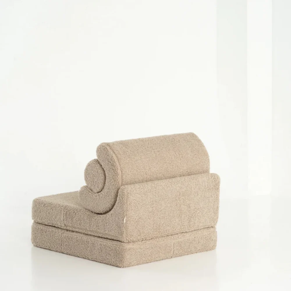 Wigiwama Pouf multifuncțional Flipster pentru bebeluși – Biscuiți