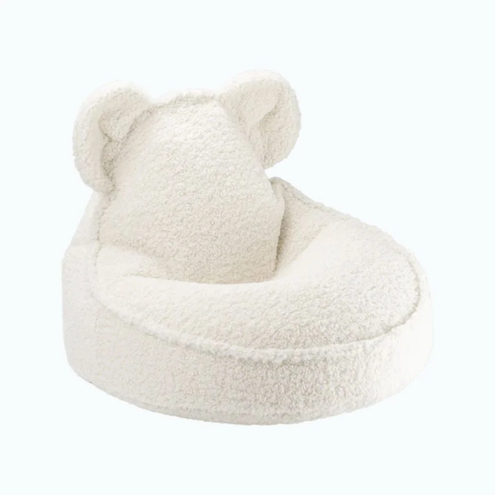 Wigiwama Sitting Bag Cream White Bear