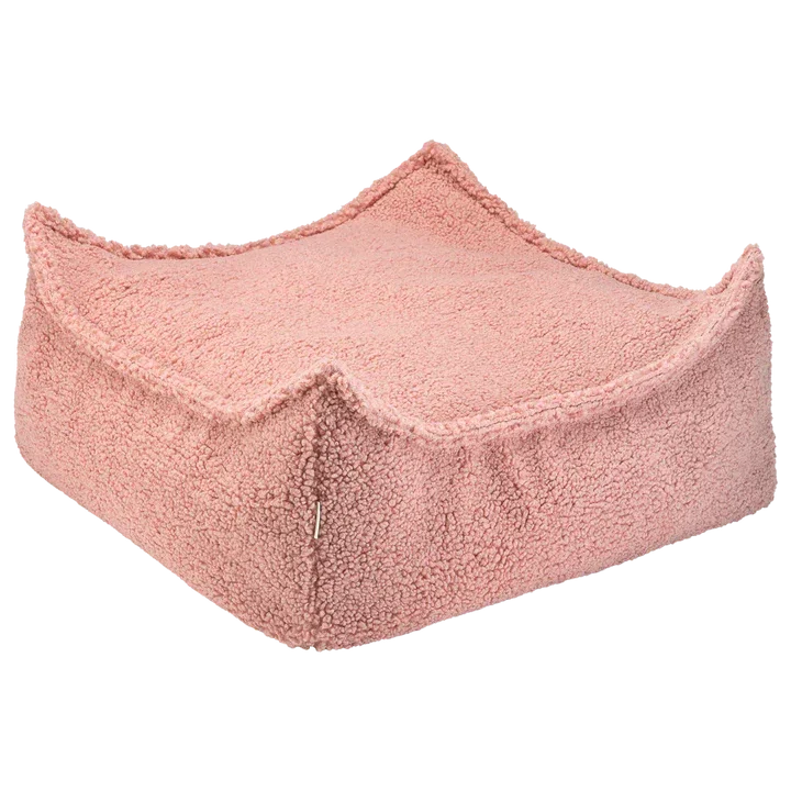 Wigiwama Square baby pouffe Ottoman Guava