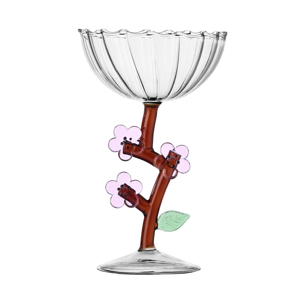 Cupa pentru sampanie, Peach Blossom, Botanica Alessandra Baldereschi - ICHENDORF