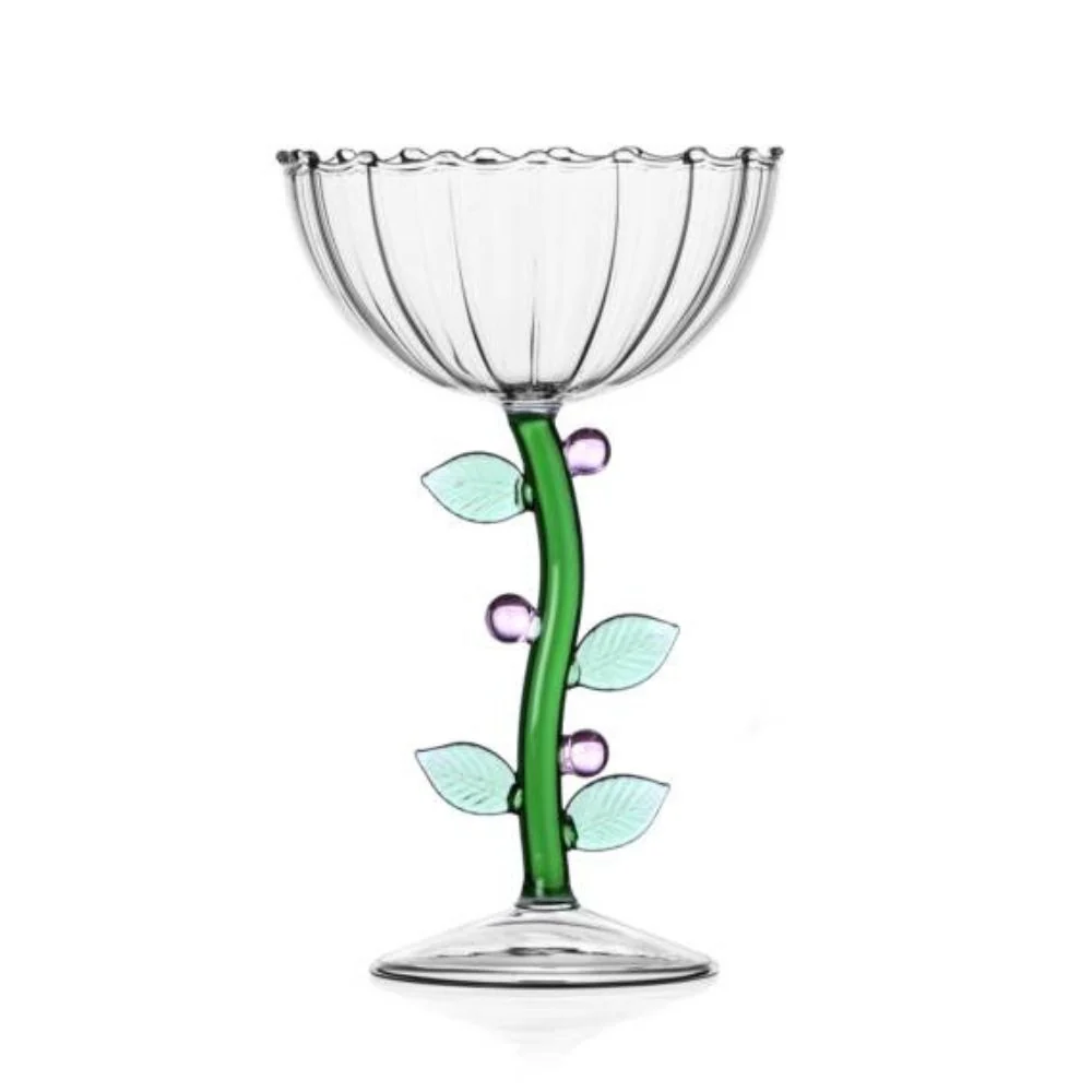 Cupa pentru sampanie, Pink Flower, Botanica - designer Alessandra Baldereschi - ICHENDORF