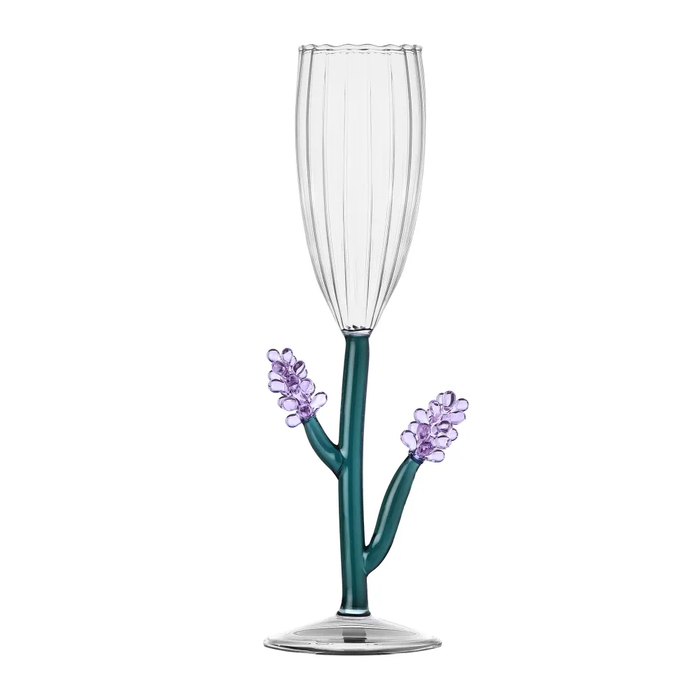 Pahar pentru sampanie, Lavender, Botanica Alessandra Baldereschi - ICHENDORF