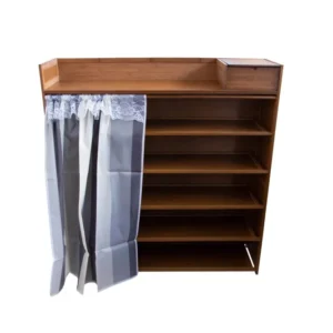 Pantofar din bambus, 6 rafturi, 102*107.5*28 cm, D191