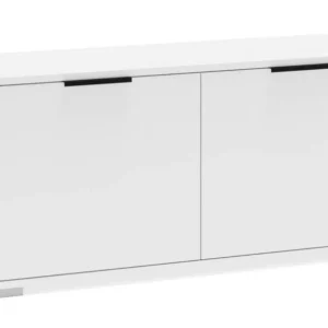 Pantofar CLIF ST-100, alb, PAL laminat, 100x38x48 cm