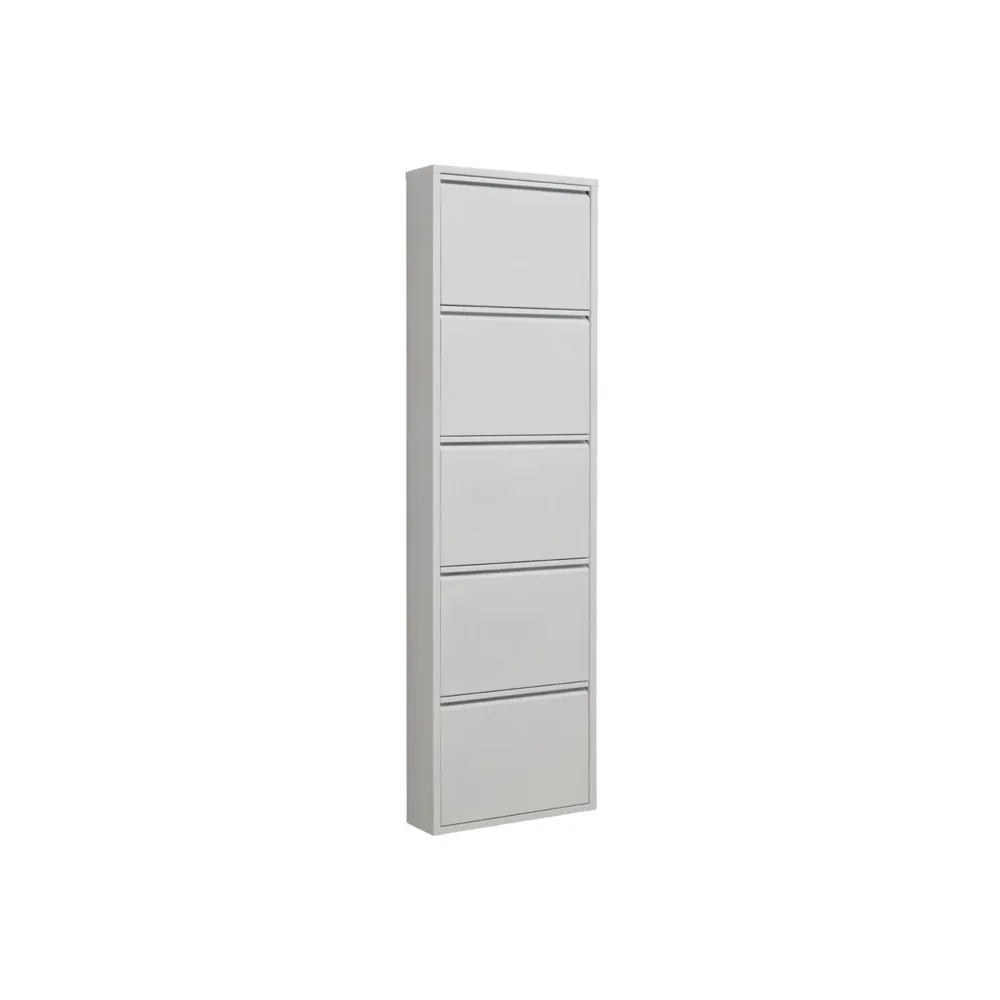Pantofar FLY, alb, metal, 50x15x170 cm