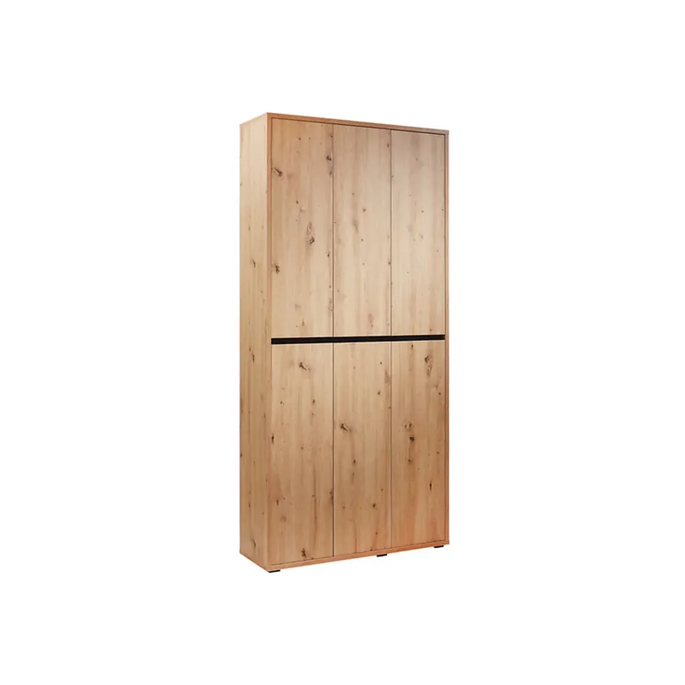 Pantofar LIV, stejar artisan/gri antracit, PAL laminat, 100x34x210 cm