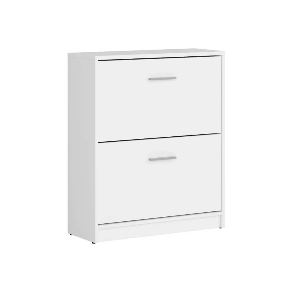 Pantofar NEPO PLUS, alb, PAL laminat, 70x28x84 cm