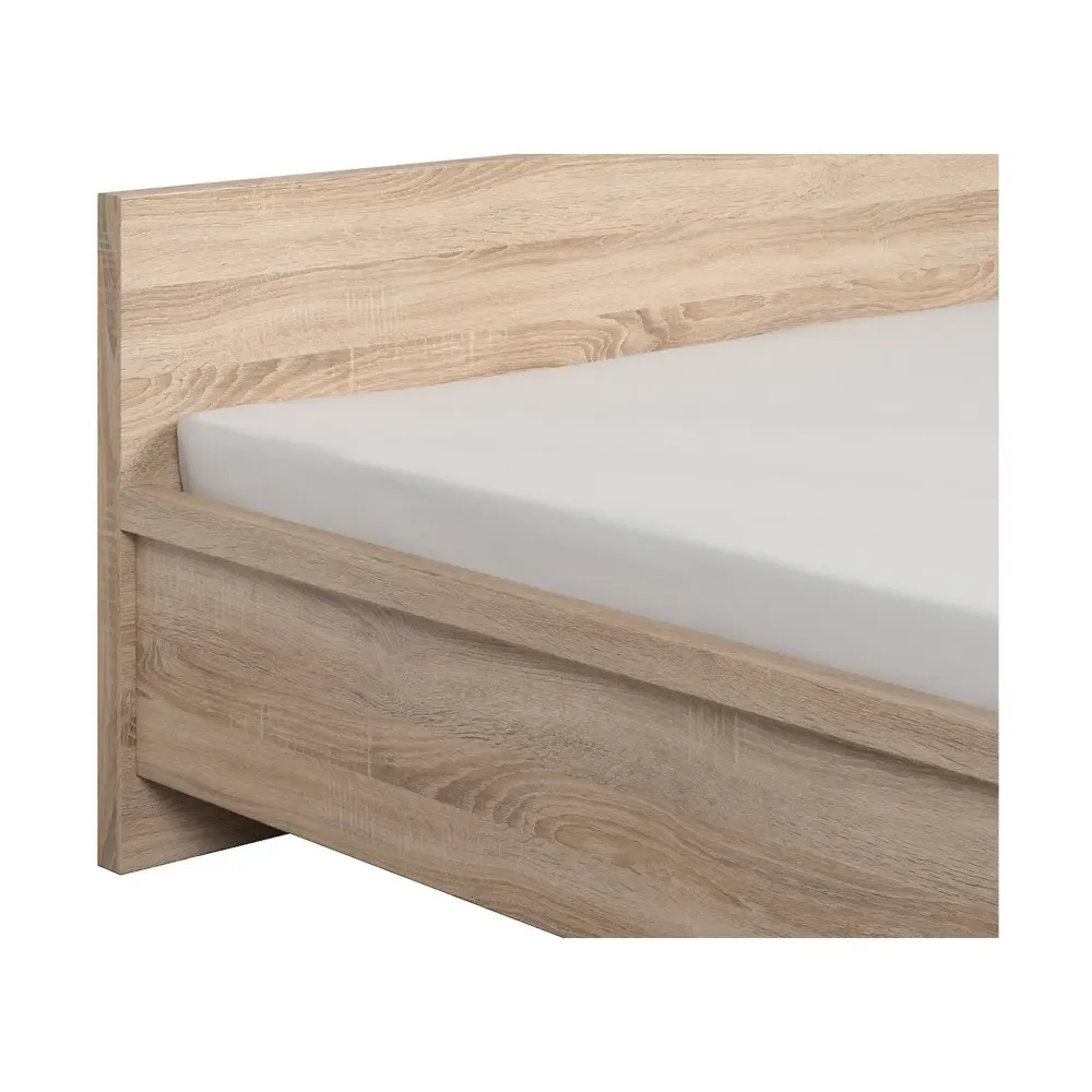 Cadru pat KASPIAN 140x200, stejar sonoma, PAL laminat