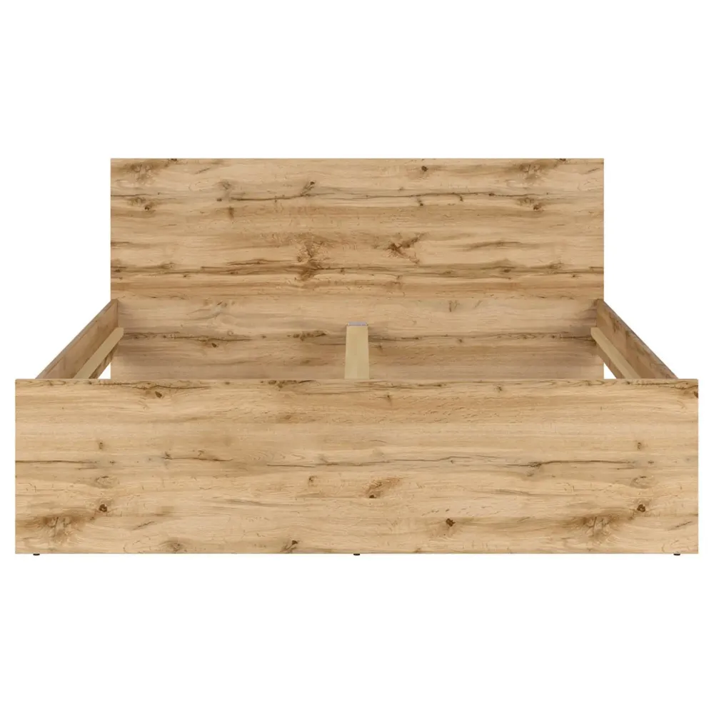 Cadru pat NUIS 160x200, stejar wotan, PAL laminat