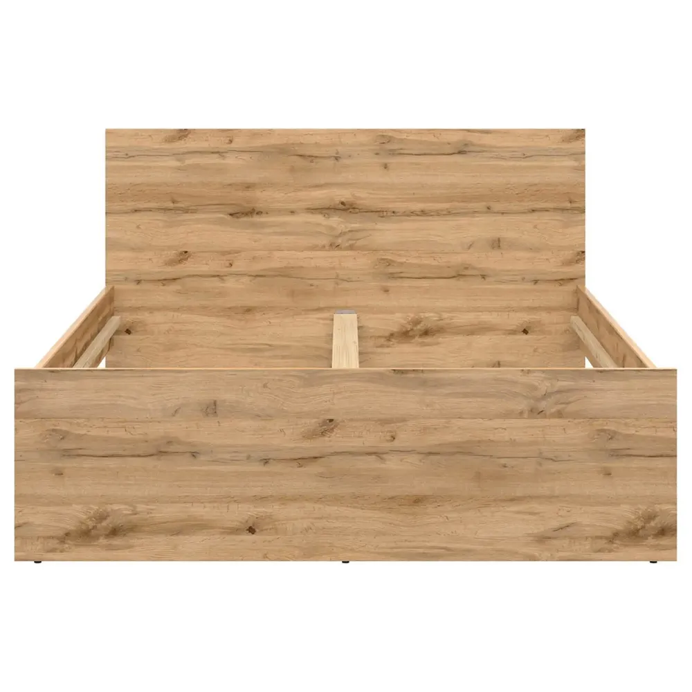 Cadru pat ZELE 140x200, stejar wotan, PAL