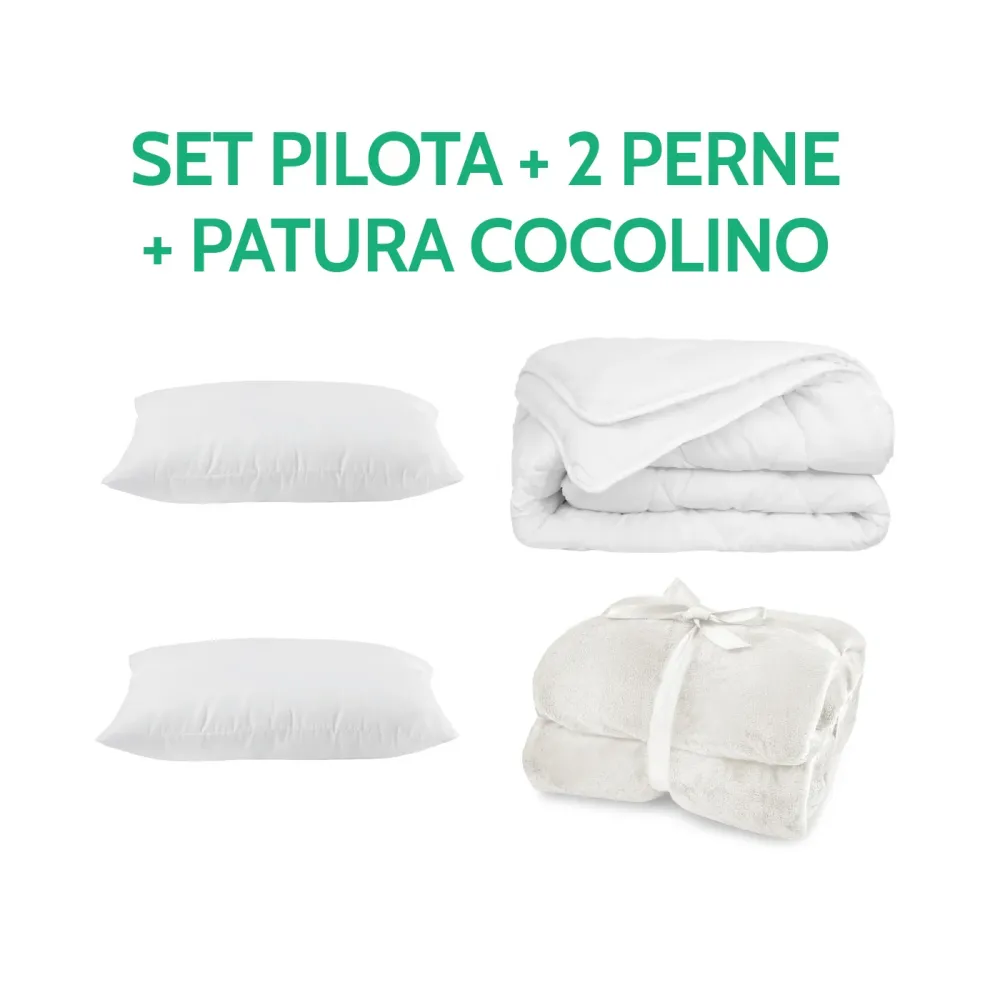 BONUS | Set Pilota + 2 Perne + Patura Cocolino, ST2607