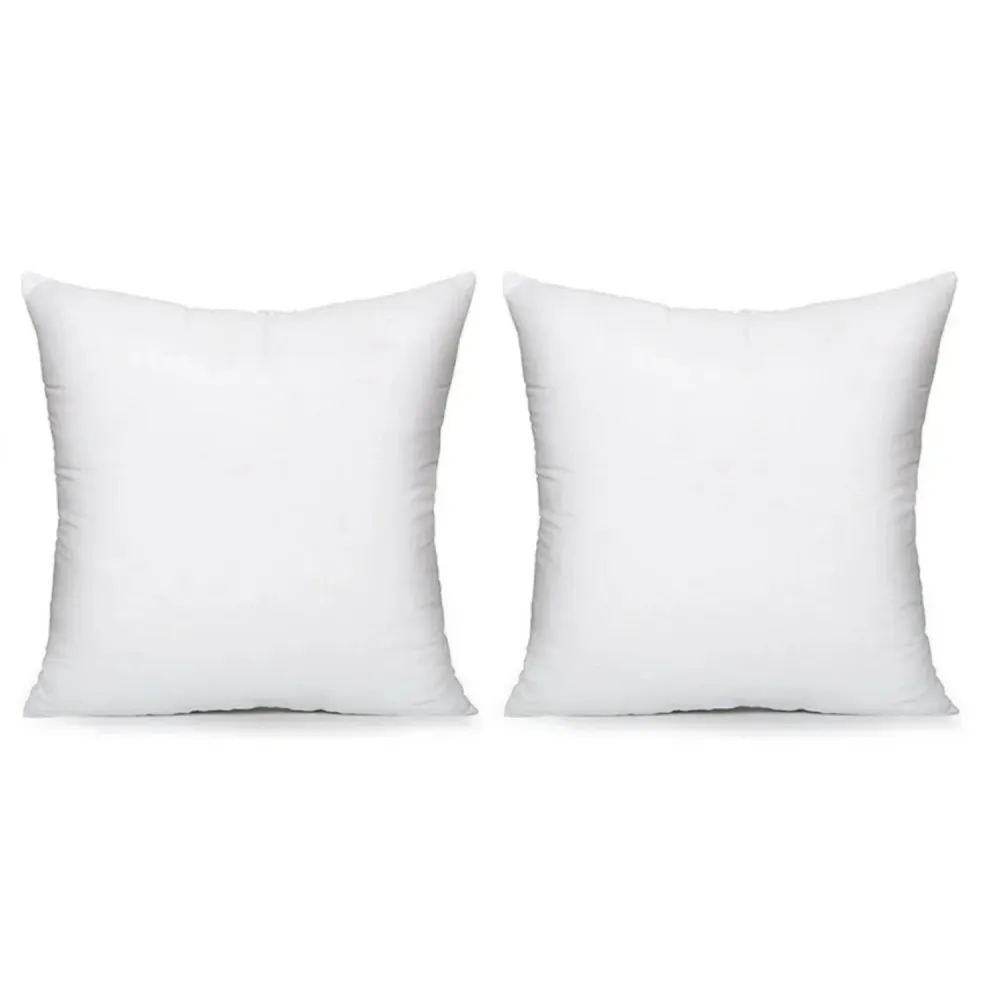 Set 2 Perne Simple, Antialergice, 40x40 cm, Alb, ST14373