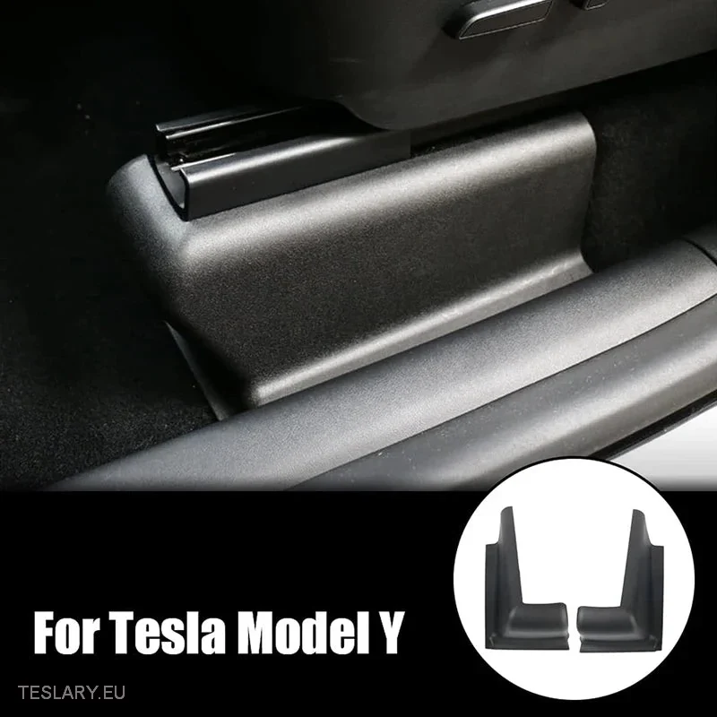 Tesla Model y Rails Front Seat Kick Protectors șofer și pasageri