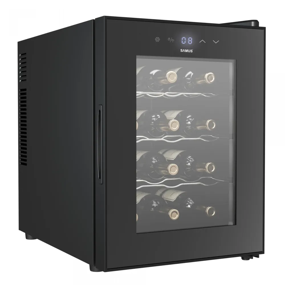 Racitor Vinuri Samus SRV36CR12 | 12 Sticle, Termoelectric, Negru