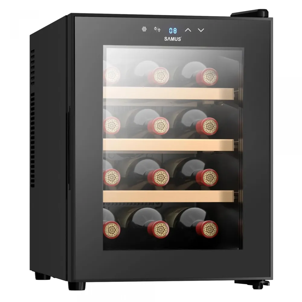 Racitor Vinuri Samus SRV36LM12 | 12 Sticle, Termoelectric, Negru