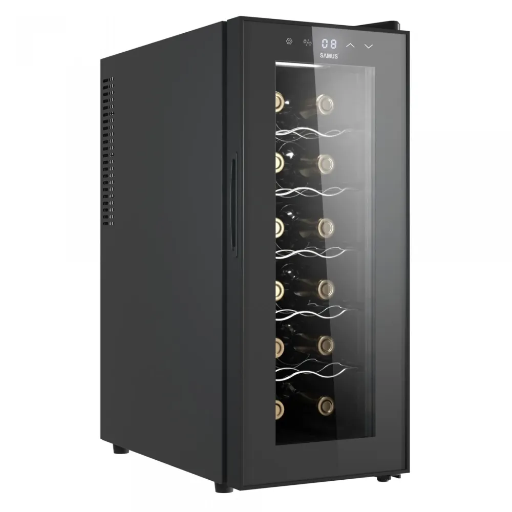 Racitor Vinuri Samus SRV38CR12 | 12 Sticle, Termoelectric, Negru