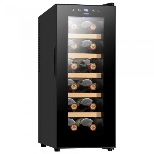 Racitor Vinuri Samus SRV38LM12 | 12 Sticle, Termoelectric, Negru