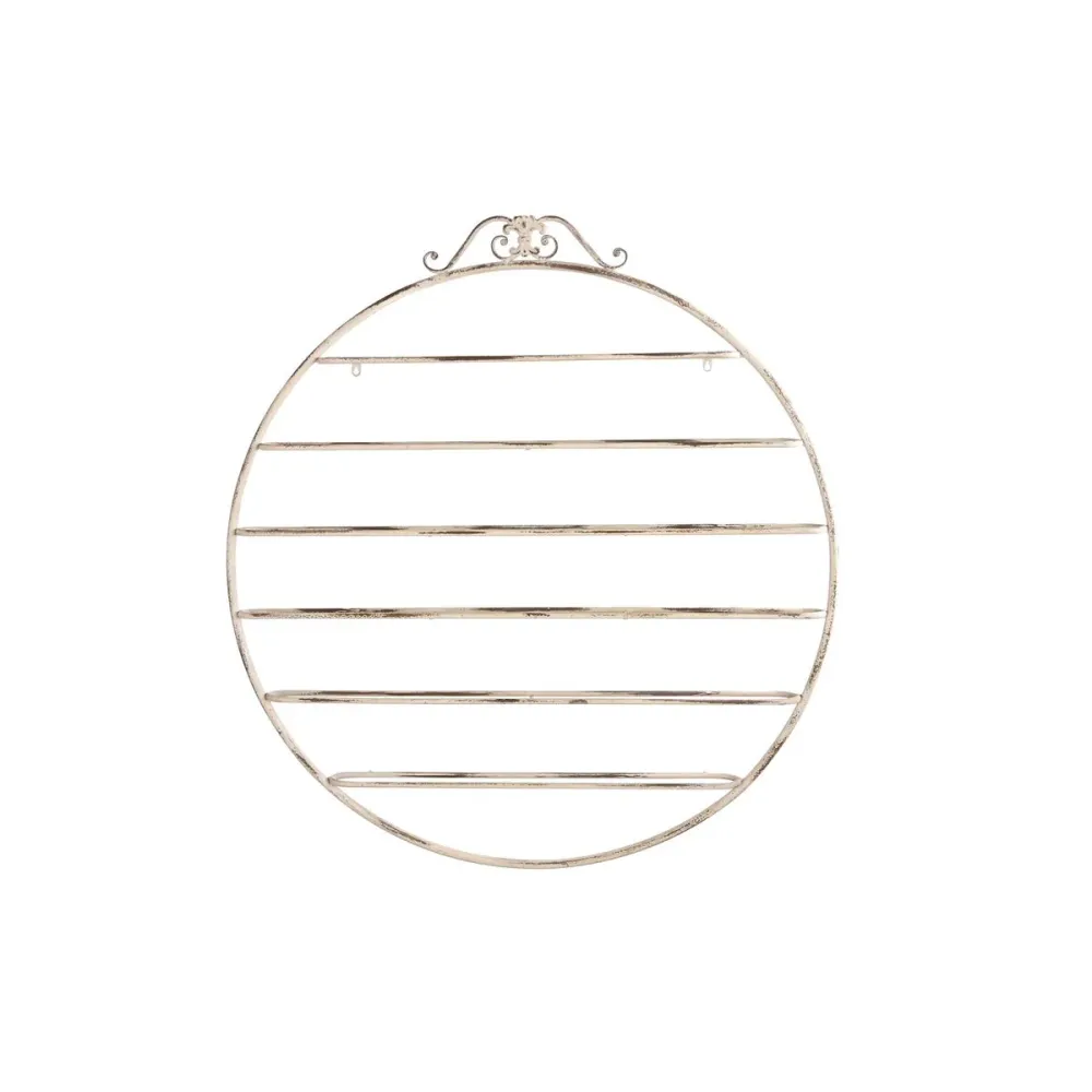 Suport pentru Sticle DKD Home Decor Metal Alb (105 x 9,5 x 114 cm)