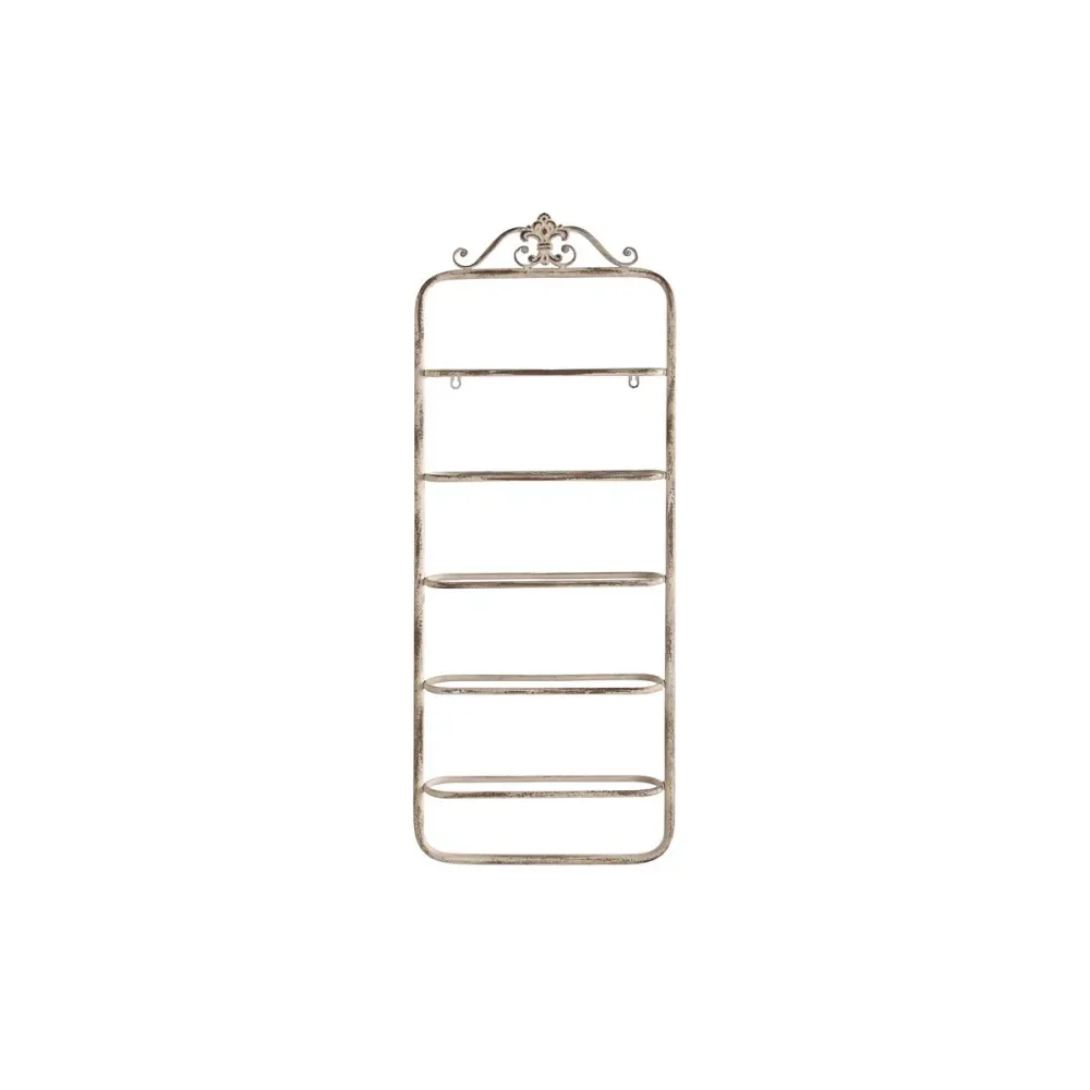 Suport pentru Sticle DKD Home Decor Metal Alb (39 x 9,5 x 102,5 cm)