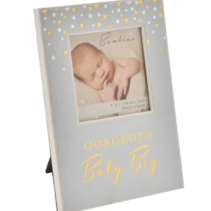 Rama Foto Bambino Paperwrap Bleu Christening CG1227B Bambino Juliana
