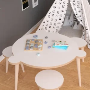 Set Masuta si 3 Scaune pentru Copii