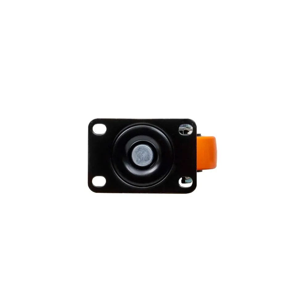 Roata pentru mobila, rola de cauciuc, pivotanta 2.5 inchi, portocaliu Z-TOOLS / ZTS 8129