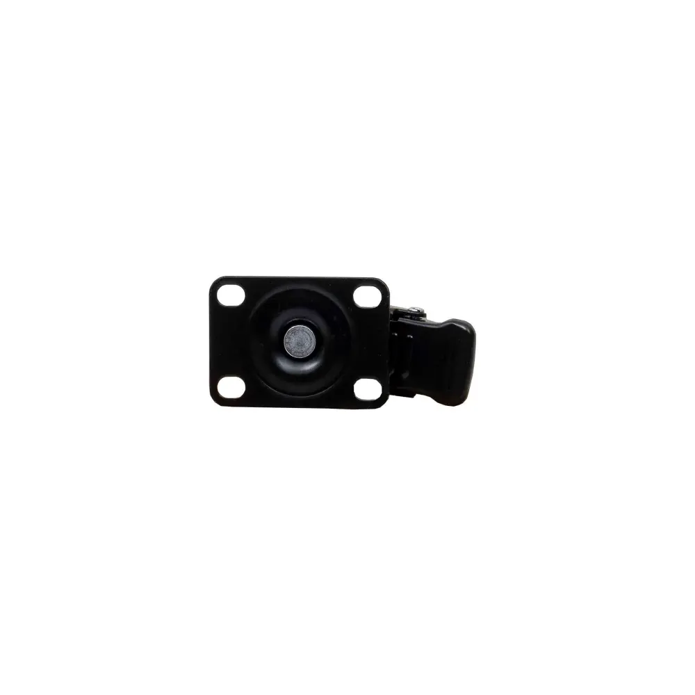 Roata pentru mobila, rola de cauciuc, pivotanta cu frana 2 inchi, portocaliu Z-TOOLS / ZTS 8127