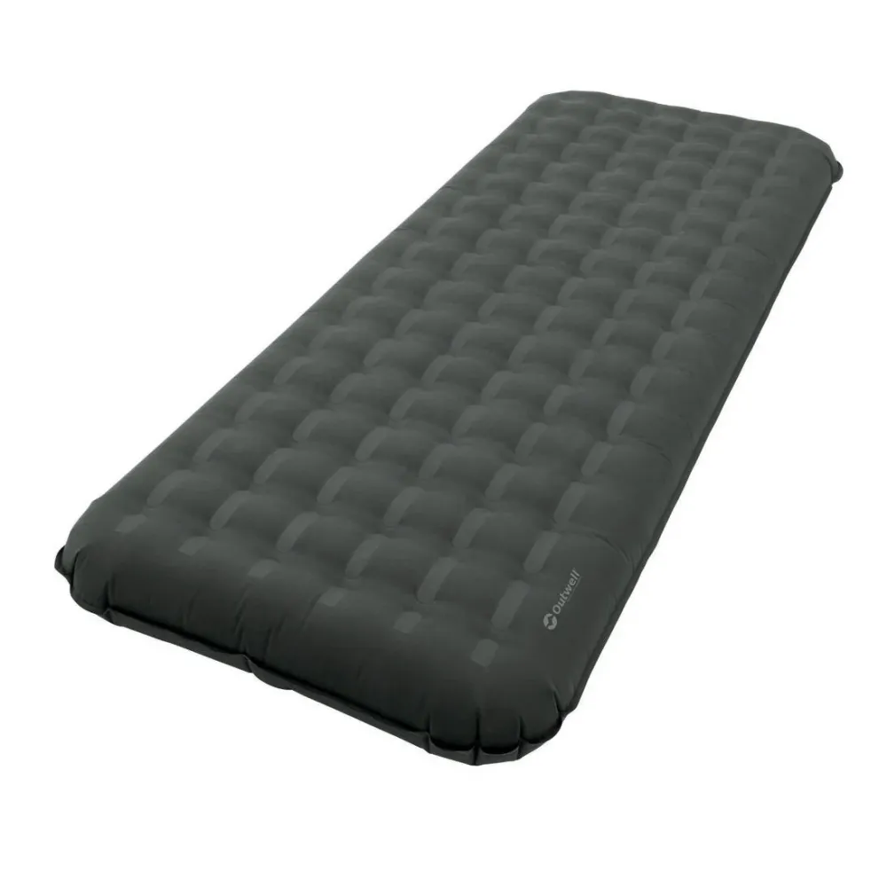 Saltea gonflabila single, Outwell Flow 200 x 80 x 20 cm, negru