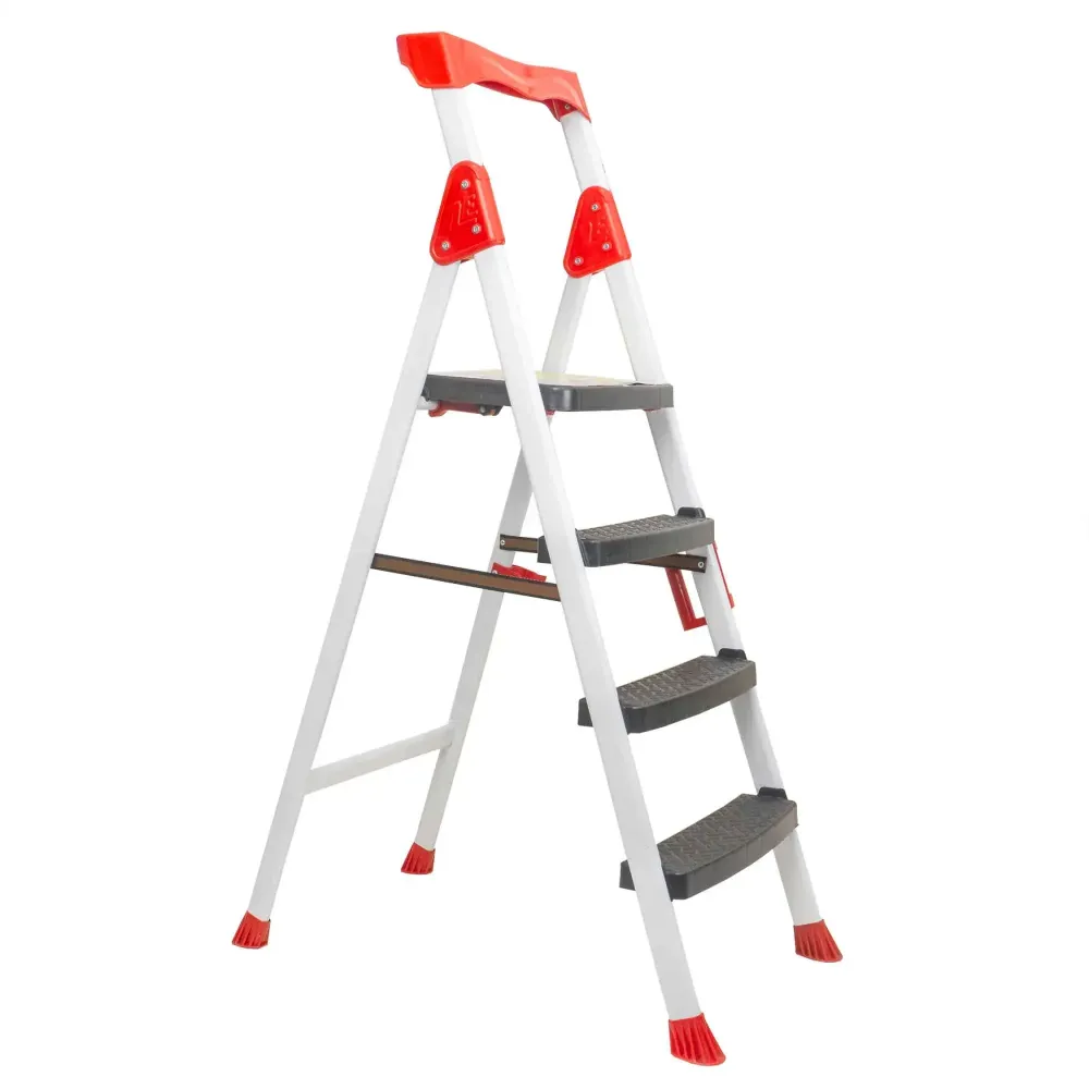 Scara metalica 3 trepte plus platforma, alb Z-TOOLS / ZLN 0683