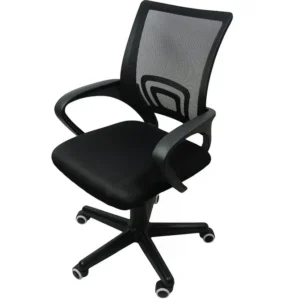 Scaun de birou ergonomic JRH, model Criro, Mesh, Negru, reglabil pe înălțime