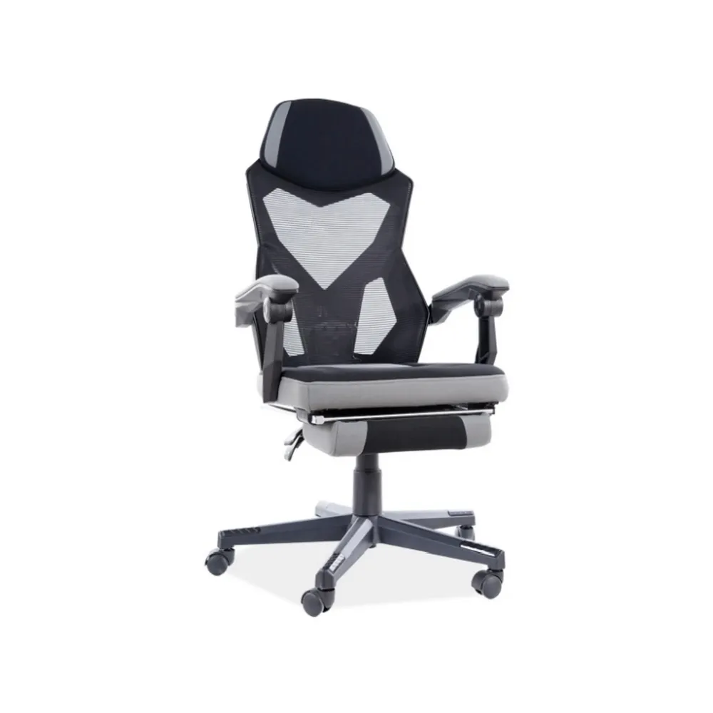 Scaun ergonomic negru Q-939, 108/120x56x48 cm