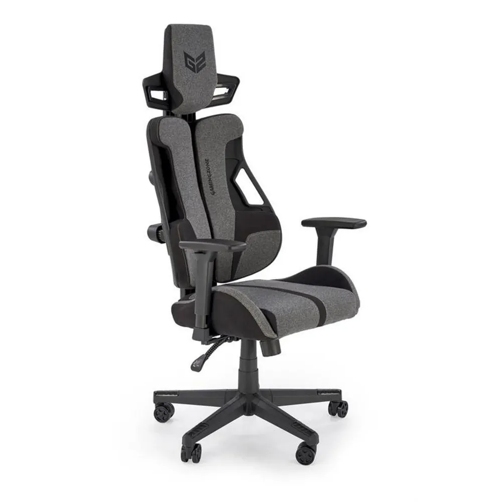 Scaun gaming NITRO 2, negru/rosu, piele ecologica/stofa/polipropilena, 66x68x130/137 cm