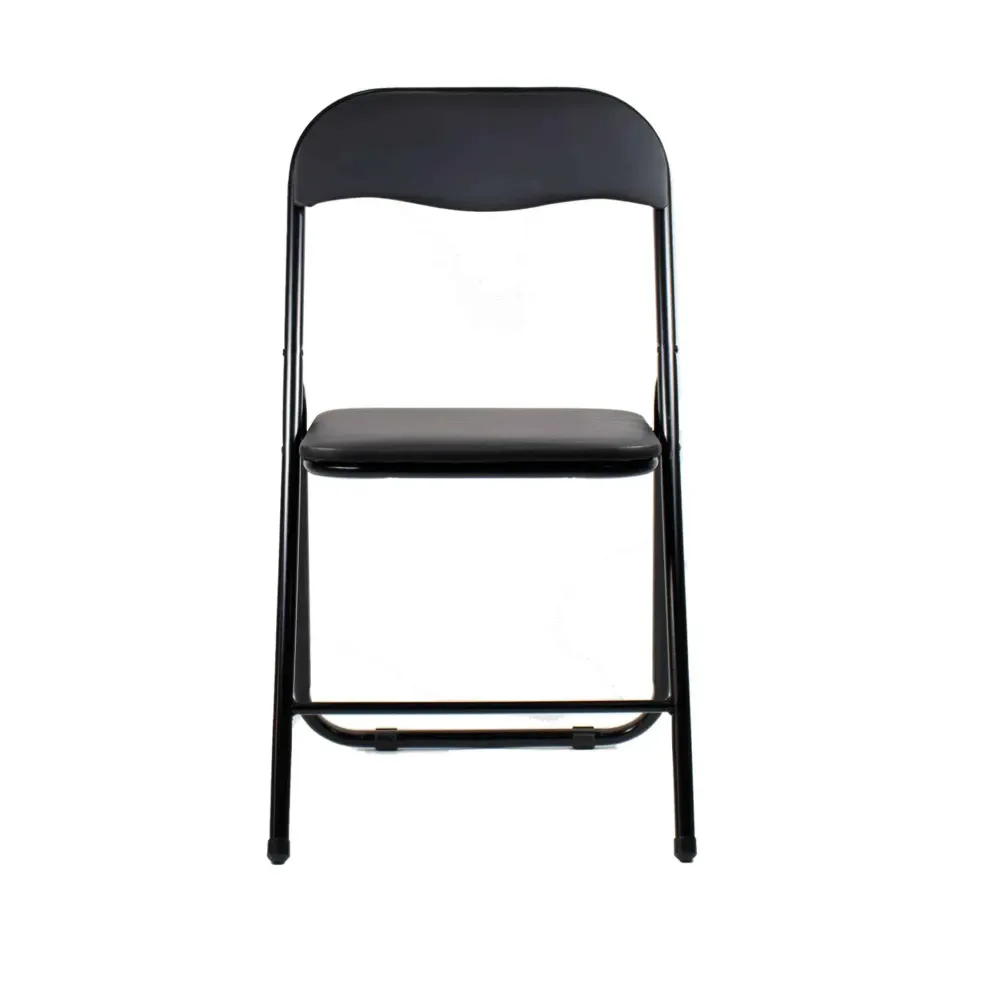 Scaun bucatarie, living, terasa tapitat negru pliant / DSY 1115