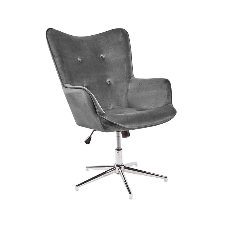 Scaun birou gri ajustabil Lounger Invicta Interior