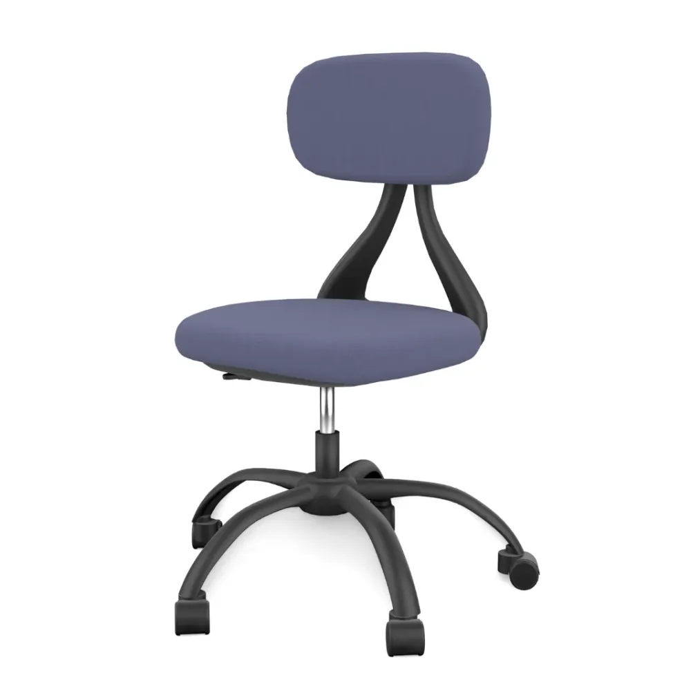 Scaun birou copii, ajustabil, Sunny, albastru inchis, h 40-50 cm