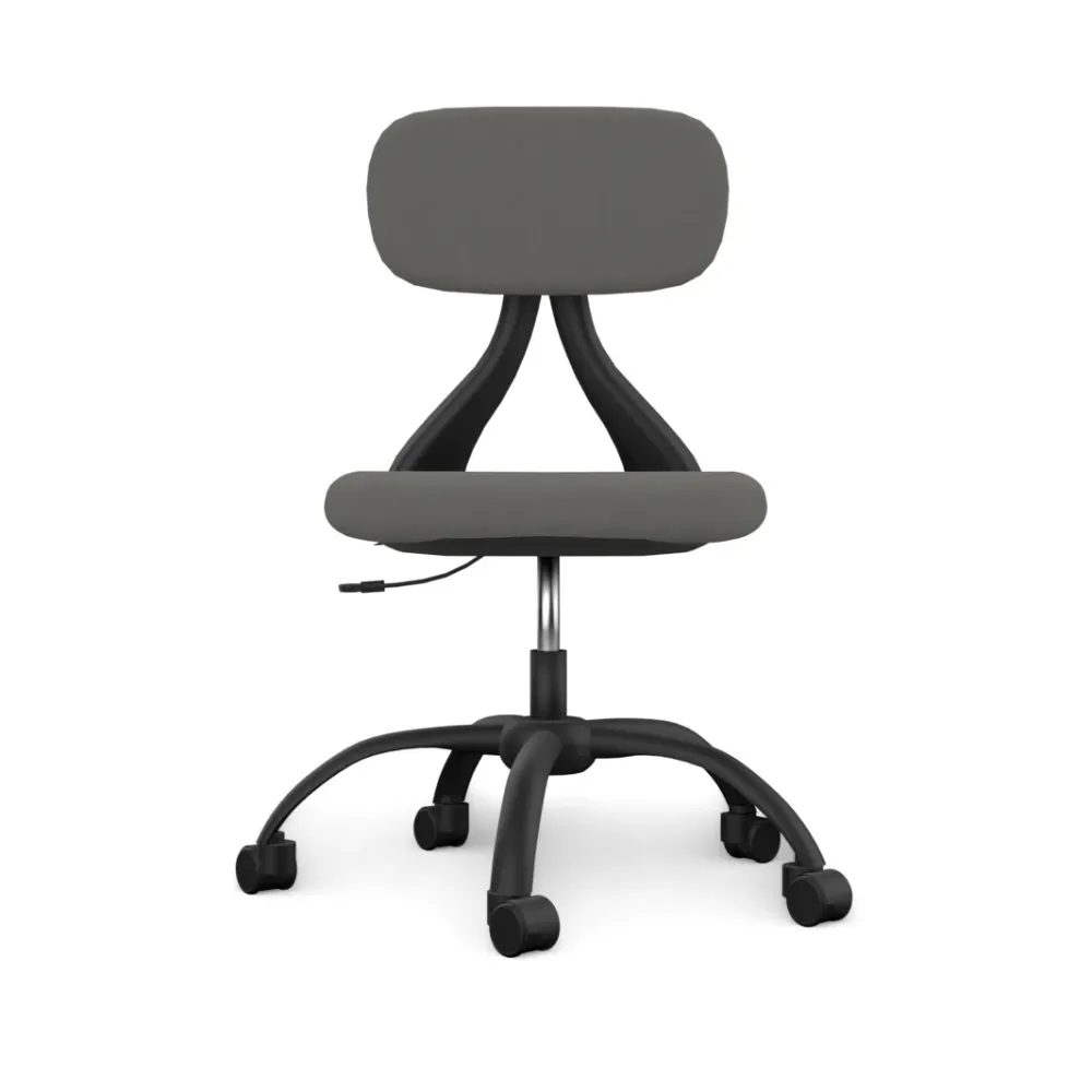 Scaun birou copii, ajustabil, Sunny, gri, h 40-50 cm