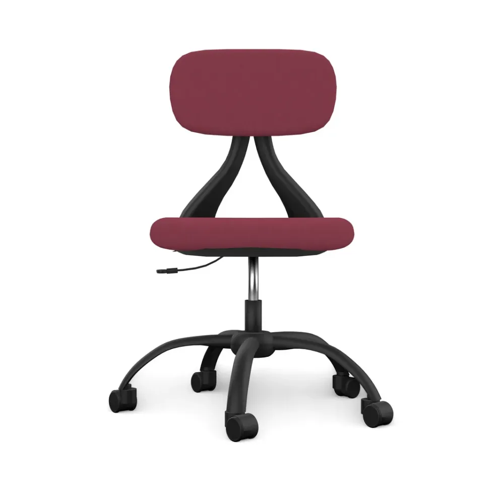 Scaun birou copii, ajustabil, Sunny, rosu inchis, h 40-50 cm