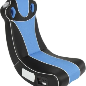 Scaun multimedia pliabil cu difuzor, surround si subwoofer, albastru